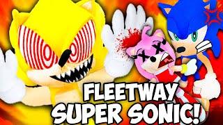 SuperSonicBlake: Sonic Meets Fleetway Super Sonic!