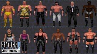 12 Old Wrestlers CAWs For WWF SmackDown! Just Bring It