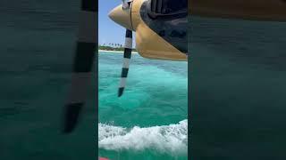 “Stunning Seaplane Ride Over the Maldives | Aerial Paradise Views ”