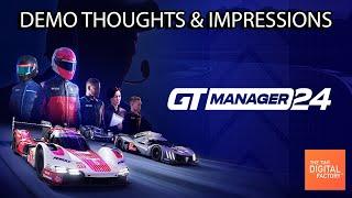 NEW Racing Manager Game For PC, Is It Any Good?? | GT Manager 24' Demo Impressions