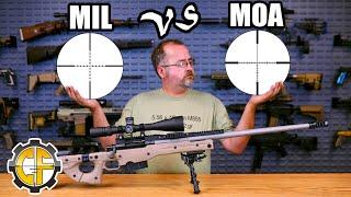 MOA vs Mil Scopes