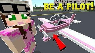 Minecraft: WE BECOME PILOTS!! - PILOT TRAINING SCHOOL - Custom Map