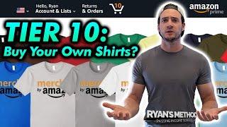 Tier 10 Amazon Merch Sellers: Should You Buy Your Own Shirts?