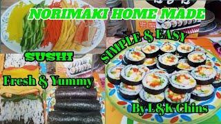 NORIMAKI || SUSHI HOME MADE SIMPLE AND EASY