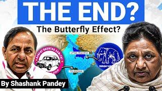 How the Butterfly Effect Triggered the Downfall of Political Parties? Explained by World Affairs