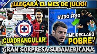 ¡YA TIENE FECHA! SORPRESA SUDAMERICANA EN JULIO PARA CRUZ AZUL - ASÍ TERMINA LA NOVELA DE ANSELMI