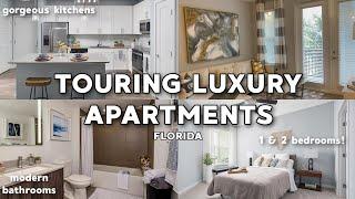 TOURING LUXURY APTS IN FLORIDA | apartment hunting in TAMPA, FLORIDA