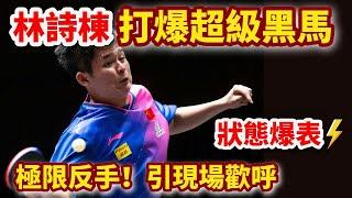 林詩棟無解打法讓超級黑馬絕望！4-0橫掃，極限反手引全場歡呼！林詩棟 vs 林德｜LIN Shidong vs Anders LIND