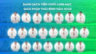 Danh Sách Tiến Chức Linh Mục Giáo Phận Thái Bình Năm 2024