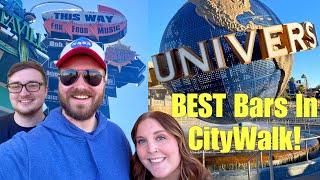 The BEST Bars in Universal CityWalk Orlando!