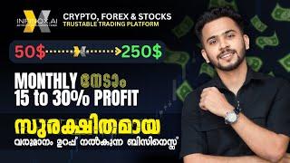 സുരക്ഷിതമായ Investment Platform | Daily 0.5 to 2 % Profit  InfinQX New Plan Malayalam | Trusted 