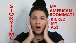 STORYTIME: The Time My American Roommate Kicked My A$$!!! |Curly Dimples