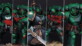 How to Paint DARK ANGELS Space Marines | My new Kill Team | Nostalgia time!!