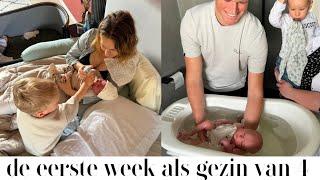 DE EERSTE WEEK MET DE BABY | KRAAMWEEK‍‍‍