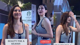 Amyra dastur what a beauty spotted at Mumbai airport asset shaking 