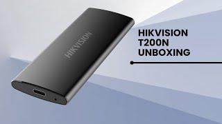 HIKVISION 1 TB Ultra Slim External Portable SSD T200N Unboxing!.. MatrixPRO Tech Channel.