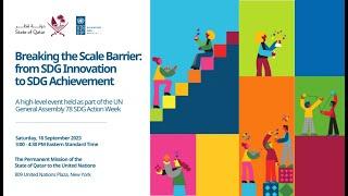 Breaking the Scale Barrier: from SDG Innovation to SDG Achievement