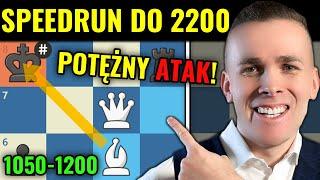 Potężny ATAK na króla  czyli jak szybko wygrać w szachy! Speedrun do 2200 #2 | Michał Kanarkiewicz