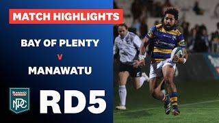 RD 5 HIGHLIGHTS: Bay of Plenty v Manawatū (Bunnings NPC 2024)