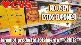 NO USEN estos cupones + productos GRATIS en CVS