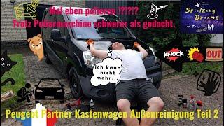 Auto polieren mit Einhell Akku Poliermaschine CE-CP18-180 und Sonax Polish Wax Peugeot Partner Neu?