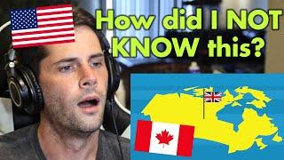 American Reacts to Learning the History of Canada