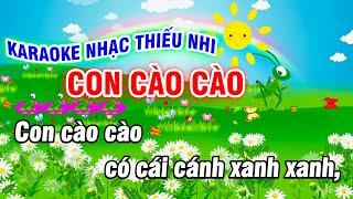 Con Cào Cào Karaoke Nhạc Thiếu Nhi ( Phối Mới ) Karaoke thiếu nhi con cào cào