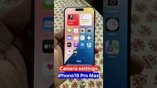 iPhone16 Pro Max camera settings for Video recording - how to make YouTube videos with iPhone16