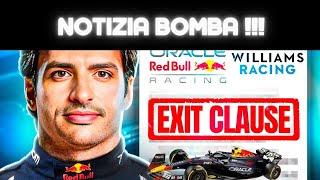 COLPO DI SCENA per Carlos Sainz e Red Bull TRAPELA una CLAUSOLA CONTRATTUALE !