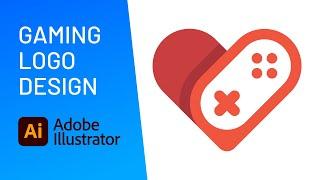 Gaming Logo Design in Adobe Illustrator | Design Tutorial for Beginners