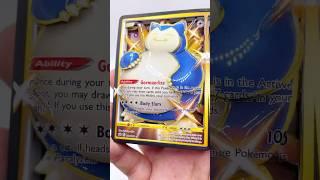 I Made a gold snorlax Diorama with #pokemoncards