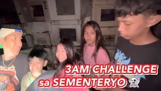 3AM CHALLENGE SA SEMENTERYO!! (TAKOT SILA EH ) | Grae and Chloe