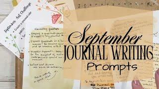 September Journal Writing Challenge