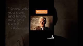 Peter Lynch - Ledendary Money Manager #trading #investment #paulineyong #stocks