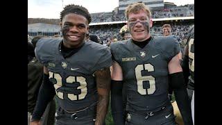 Army Post-Practice (3/7/24) interview with Senior LB Chance Keith