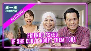 Azura Goh wants to be adopted by this couple!  #justswipelah