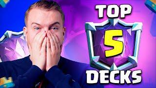 TOP 5 BEST DECKS IN CLASH ROYALE! (January 2025)