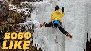 Bobo Like (WI4+ M4 R) | Hyalite Canyon, MT