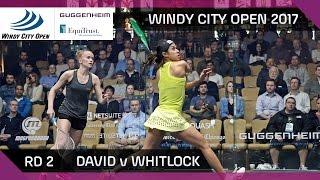 Squash: David v Whitlock - Windy City Open 2017 RD 2 Highlights