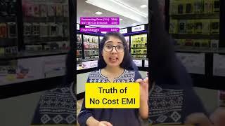 Actual cost of No Cost EMI | How No Cost EMI works | #shorts