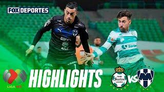 Resumen, Santos 2-1 Rayados: Liga MX