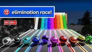 Elimination Marble Race  | #marbles #marblerun #marblerace #asmr #sensory