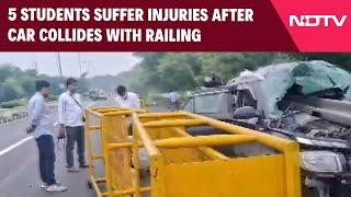 Delhi Accident News | 5 Students Injured After Car Collides With Railing At Geeta Colony Flyover