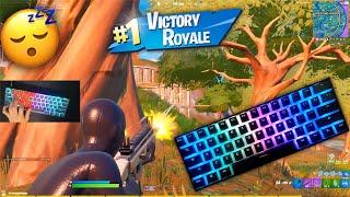 [1 HOUR] Sleepy & ChillLoFi Keyboard & Mouse Sounds ASMR | Fortnite Gameplay