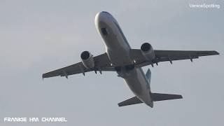 Airplane Landings and takeoff | Plane spotting | Alitalia Air France EasyJet Air Transat