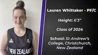 Lauren Whittaker (Class of 2024) | 2021 highlights