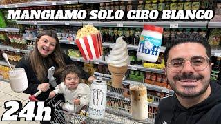 MANGIAMO SOLO CIBO BIANCO PER 24 ORE 