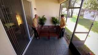 DIY Patio Project: Laying Outdoor Deck Tiles – IKEA Home Tour