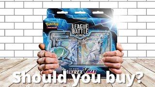 Should you buy the NEW Ice rider Calyrex vmax League Battle Deck??? (Unboxing)