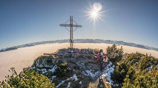 KRASSE AUSSICHT UND ABSTURZGEFAHR MIT DEM BIKE / FREERIDE INC. AUSTRIA